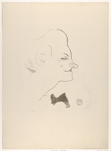 Yvette Guilbert 1893-Henri de Toulouse-Lautrec, Poster Print Wall Art