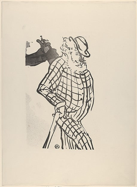 American Singer 1893-Henri de Toulouse-Lautrec, Poster Print Wall Art