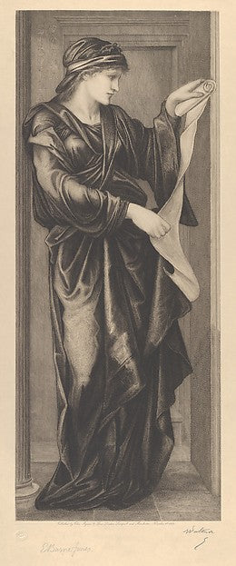 The Cumaean Sibyl November 1,1882-After Sir Edward Burne-Jone, Poster Print Wall Art