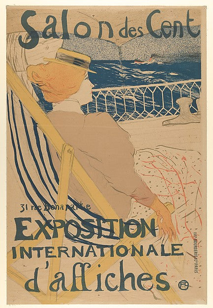 Salon des Cent - Exposition Internationale d'affiches 1895-Hen, Poster Print Wall Art