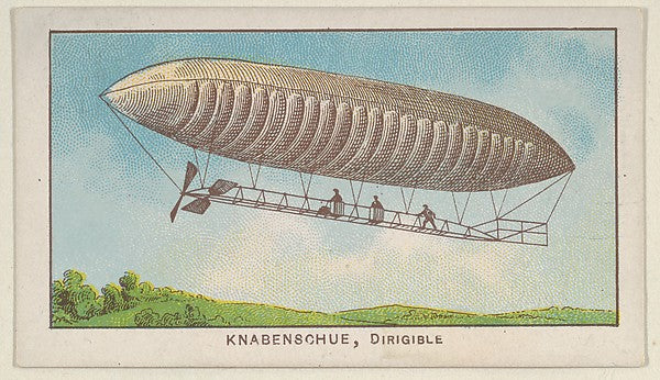 :Knabenschue Dirigible from the Airships series issued by th-16x12"(A3) Poster