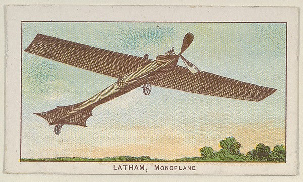 :Latham Monoplane from the Airships series issued by the Phi-16x12"(A3) Poster