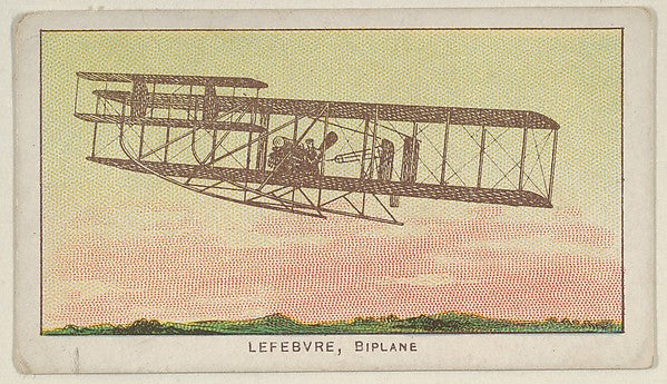 :Lefebvre Biplane from the Airships series issued by the Phi-16x12"(A3) Poster