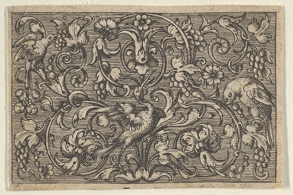 Paul Birckenhultz:Horizontal Panel with Three Birds from Var-16x12"(A3) Poster