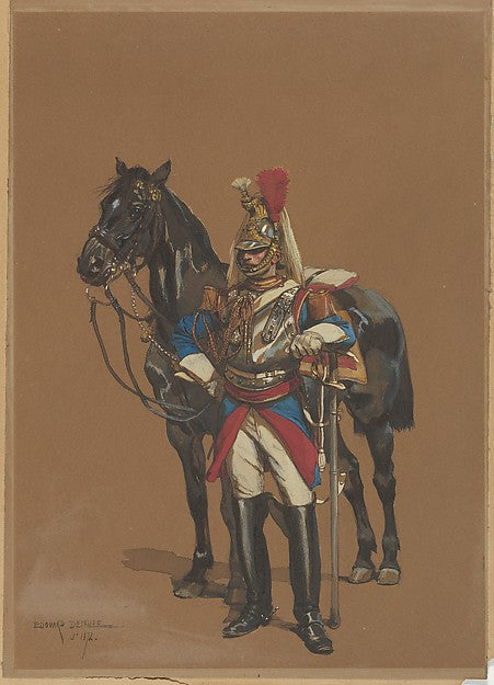 Cuirassier 1872, Poster Print Wall Art