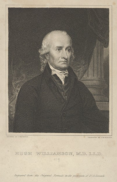 Hugh Williamson M.D. L.L.D. 1821-Asher Brown Durand, After , Poster Print Wall Art