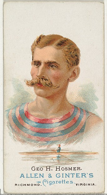 :George H. Hosmer Oarsman from World's Champions Series 1 fo-16x12"(A3) Poster