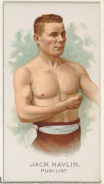 :Jack Havlin Pugilist from World's Champions Series 2 for Al-16x12"(A3) Poster