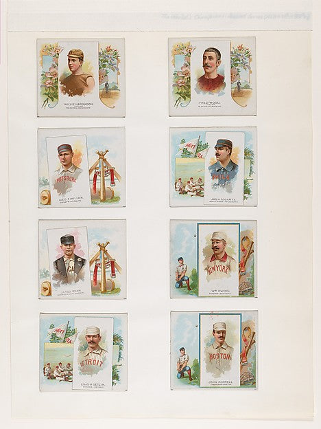 World's Champions Second Series Tobacco issue 1888-,16x12"(A3)Poster