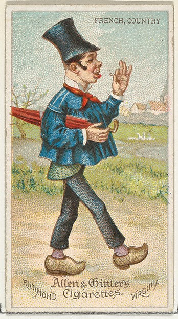 :French Country from World's Dudes series for Allen & Ginter-16x12"(A3) Poster