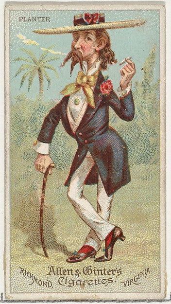 :Planter from World's Dudes series for Allen & Ginter Cigare-16x12"(A3) Poster