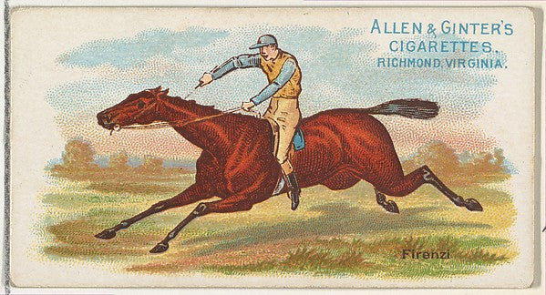 :Firenzi from The World's Racers series for Allen & Ginter C-16x12"(A3) Poster