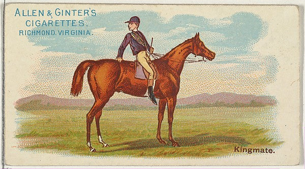 :Kingmate from The World's Racers series for Allen & Ginter -16x12"(A3) Poster