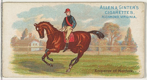 :Emperor Norfolk from The World's Racers series for Allen & -16x12"(A3) Poster
