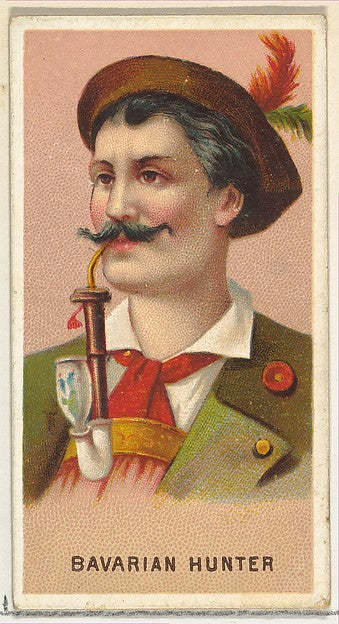 :Bavarian Hunter from World's Smokers series for Allen & Gin-16x12"(A3) Poster