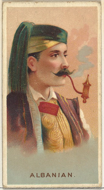:Albanian from World's Smokers series for Allen & Ginter Cig-16x12"(A3) Poster