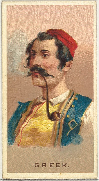 :Greek from World's Smokers series for Allen & Ginter Cigare-16x12"(A3) Poster