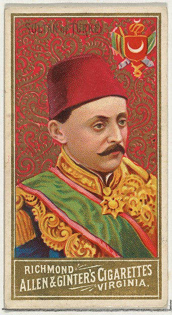 :Sultan of Turkey from World's Sovereigns series for Allen &-16x12"(A3) Poster