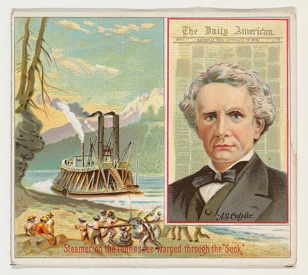 :A.S. Colyar The Nashville Daily American from the American -16x12"(A3) Poster