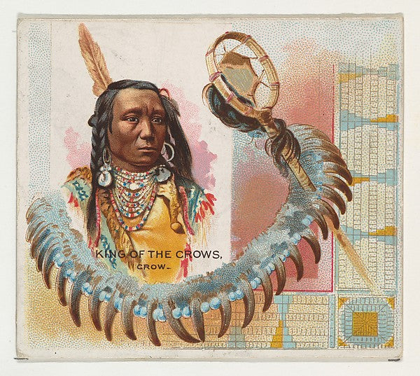 :King of the Crows Crow from the American Indian Chiefs seri-16x12"(A3) Poster