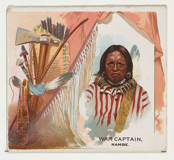 :War Captain Nambe from the American Indian Chiefs series fo-16x12"(A3) Poster