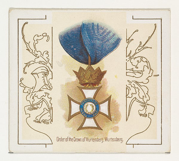 :Order of the Crown of Wurtemberg Wurtemberg from the World'-16x12"(A3) Poster