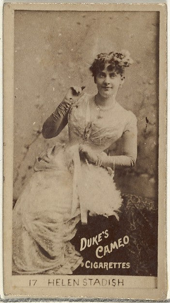 :Card Number 17 Helen Standish from the Actors and Actresses-16x12"(A3) Poster