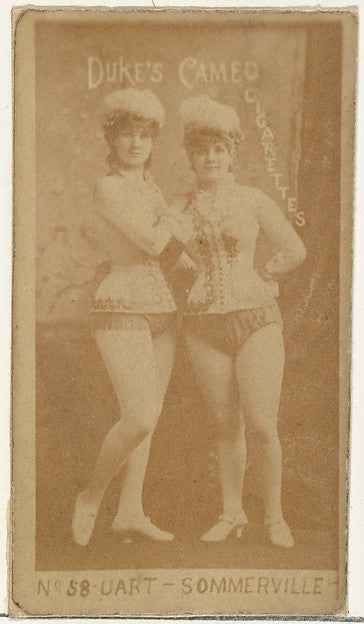 :Card Number 58 Uart and Sommerville from the Actors and Act-16x12"(A3) Poster