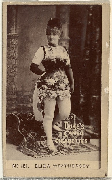 :Card Number 121 Eliza Weathersby from the Actors and Actres-16x12"(A3) Poster