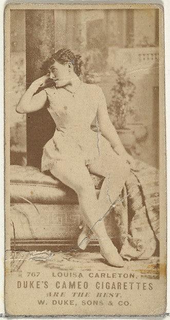 :Card Number 767 Louisa Carleton from the Actors and Actress-16x12"(A3) Poster