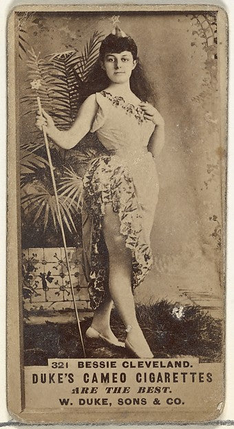 - Card Number 321 Bessie Cleveland from the Actors and Actres, Poster Print Wall Art