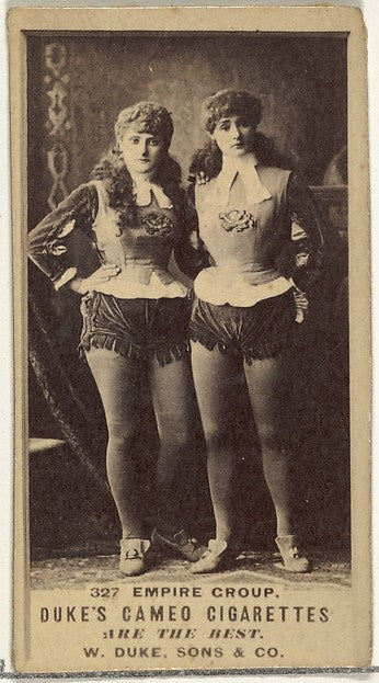 - Card Number 327 Empire Group from the Actors and Actresses , Poster Print Wall Art