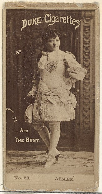 :Card Number 20 Aimee from the Actors and Actresses series i-16x12"(A3) Poster