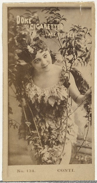 :Card Number 134 Conti from the Actors and Actresses series -16x12"(A3) Poster