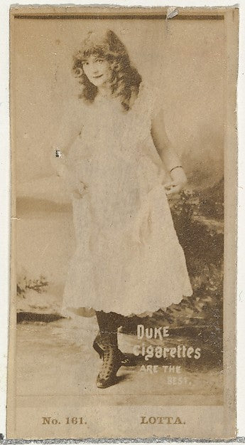 :Card Number 161 Lotta from the Actors and Actresses series -16x12"(A3) Poster