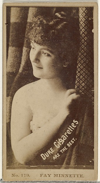 :Card Number 179 Fay Minnette from the Actors and Actresses -16x12"(A3) Poster