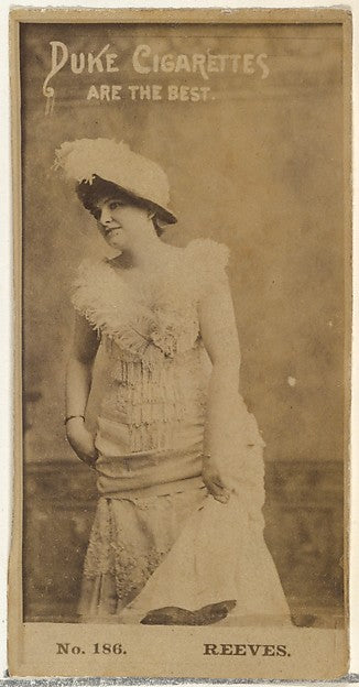 :Card Number 186 Miss Reeves from the Actors and Actresses s-16x12"(A3) Poster