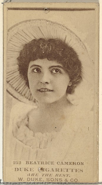 :Card Number 252 Beatrice Cameron from the Actors and Actres-16x12"(A3) Poster