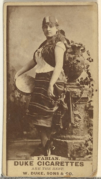 :Miss Fabian from the Actors and Actresses series issued by -16x12"(A3) Poster