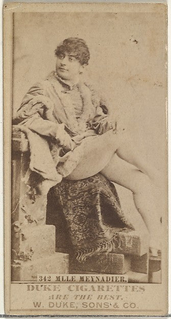 :Card Number 342 Mlle. Meynadier from the Actors and Actress-16x12"(A3) Poster