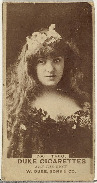 :Card Number 766 Theo from the Actors and Actresses series i-16x12"(A3) Poster