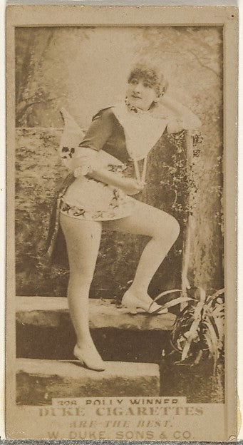 - Card Number 328 Polly Winner from the Actors and Actresses , Poster Print Wall Art