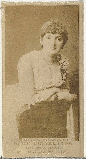 :Miss Woodworth from the Actors and Actresses series issued -16x12"(A3) Poster