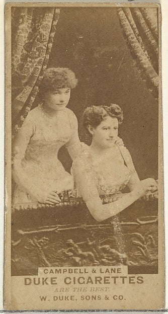 :Campbell & Lane from the Actors and Actresses series issued-16x12"(A3) Poster