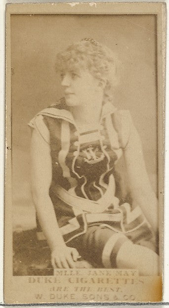 :Mlle. Jane May from the Actors and Actresses series issued -16x12"(A3) Poster