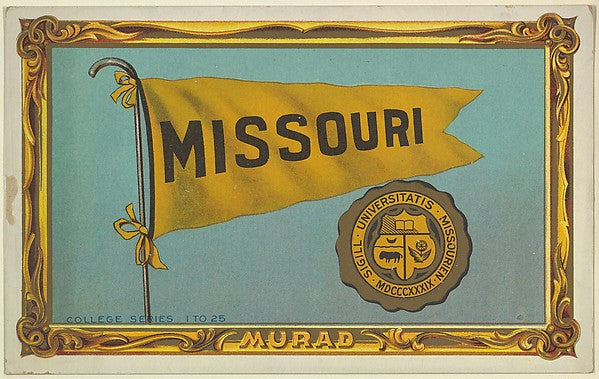 :University of Missouri version two part of the College Seri-16x12"(A3) Poster