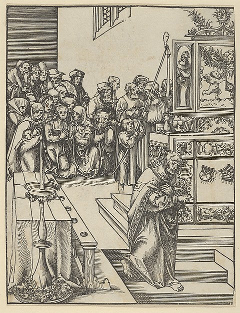 Lucas Cranach the Elder:John from the Martyrdom of the Twelv-16x12"(A3) Poster