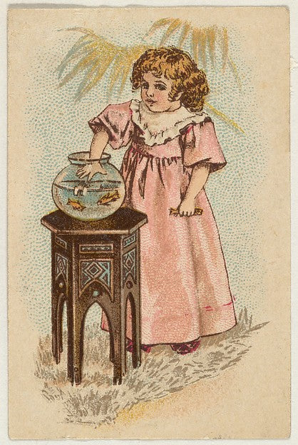 :Gold Fishing from the Panel Picture Miniatures series issu-16x12"(A3) Poster