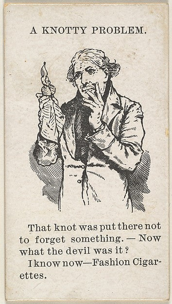 :A Knotty Problem from the Sketches series issued by F.W. F-16x12"(A3) Poster