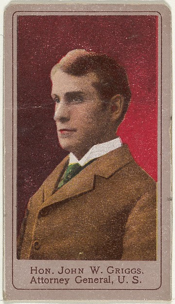 :Honorable John W. Griggs Attorney General United States fro-16x12"(A3) Poster